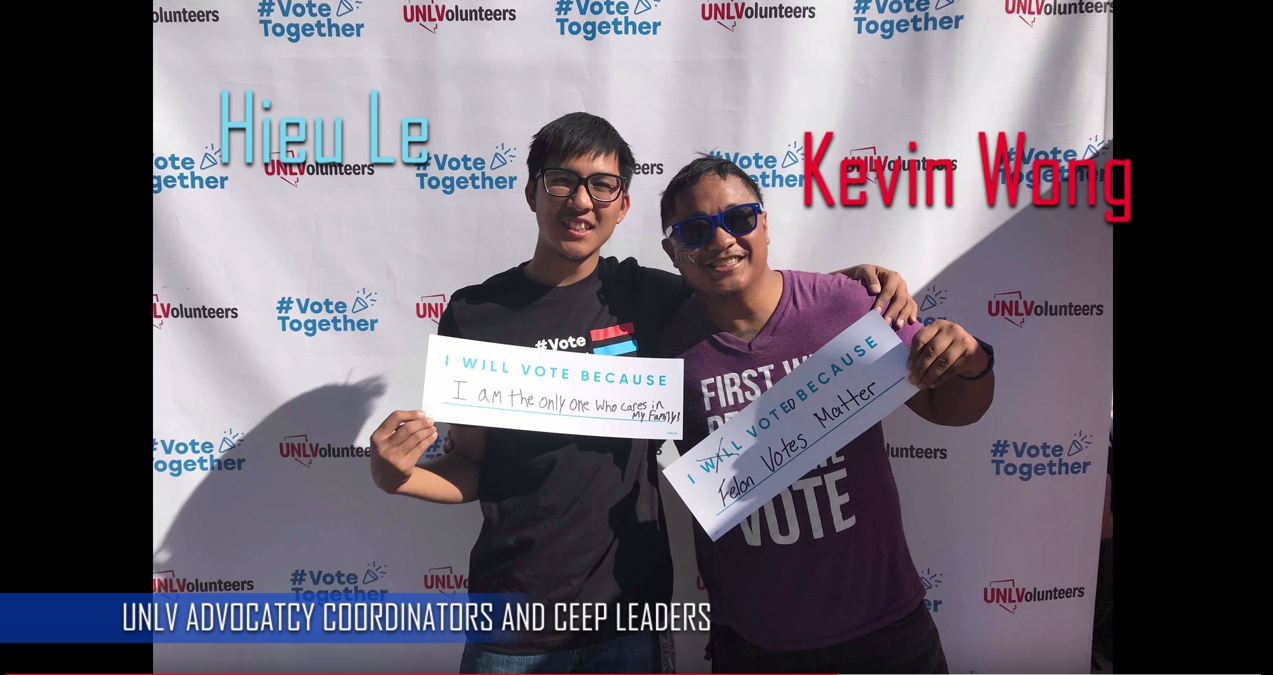 UNLV GOTV Image with Hieu Le and Kevin Wong