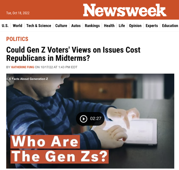 Civic Influencers In Newsweek!